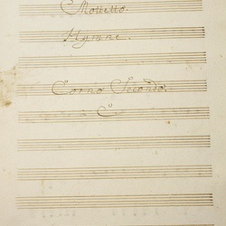 B 100, W.A. Mozart, Splendente deus, Corno II-1.jpg