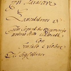 G 97, G.J. Werner, Lamentation zum Karfreitag, Titelblatt-1.jpg