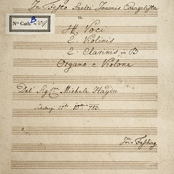 B 209, M. Haydn, Graduale Hic est discipulus ille, Titelblatt-1.jpg