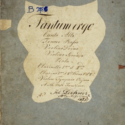 B 298, M. Pernsteiner, Tantum ergo sacramentum, Titelblatt-1.jpg