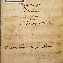 J 17, G.J. Werner, Regina coeli, Titelblatt-1.jpg