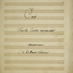 B 289, M. Santucci, Sancta Caecilia ora pro nobis, Titelblatt-1.jpg