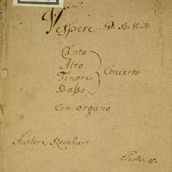 G 19, G. Reinhard, Vesperae de B.M.V., Titelblatt-1.jpg