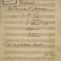 B 117, M. Haydn, Qui sedes domine super Cherubim, Titelblatt-1.jpg