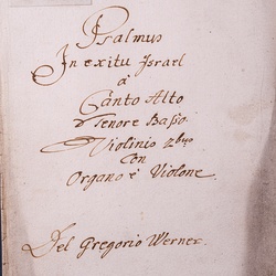 G 85, G.J. Werner, Psalm, Titelblatt-1.jpg