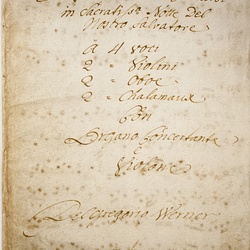 E 61, G.J. Werner, Pastorella da Cantarsi, Titelblatt-1.jpg