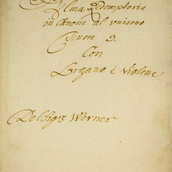 H 12, G.J. Werner, Alma redemptoris mater, Titelblatt-1.jpg