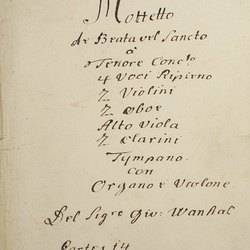 B 38, J. Wanhal, Alleluia O Maria virgo pia, Titelblatt-1.jpg