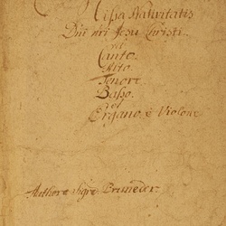 A 13, F.G. Pruneder, Missa Nativitatis Domini, Titelblatt -1.jpg