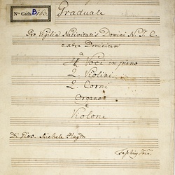 B 163, M. Haydn, Hodie scietis quia veniet, Titelblatt-1.jpg