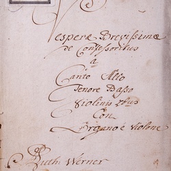G 79, G.J. Werner, Vesperae de B.M.V., Titelblatt-1.jpg