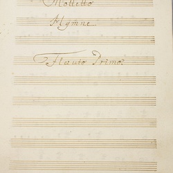 B 100, W.A. Mozart, Splendente deus, Flauto I-1.jpg