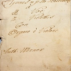 M 13, G.J. Werner, Veni creator Spiritus, Titelblatt-1.jpg