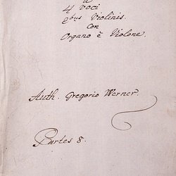 G 98, G.J. Werner, Lauretanische Litanei, Titelblatt-1.jpg
