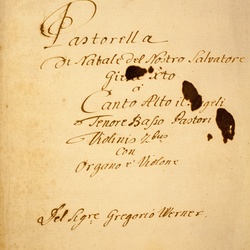 E 55, G.J. Werner, Pastorella für Weihnachten, Titelblatt-1.jpg