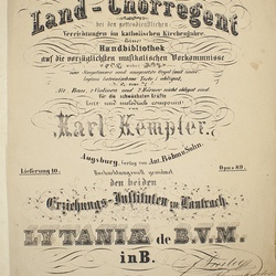 G 178, K. Kempter, Lytaniae de B.M.V. in B, Titelblatt-1.jpg
