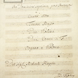 B 142, M. Haydn, Venite filii audite me timorem, Titelblatt-1.jpg