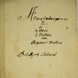 H 16, F. Schmidt, Alma redemptoris mater, Titelblatt-1.jpg