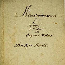 H 16, F. Schmidt, Alma redemptoris mater, Titelblatt-1.jpg